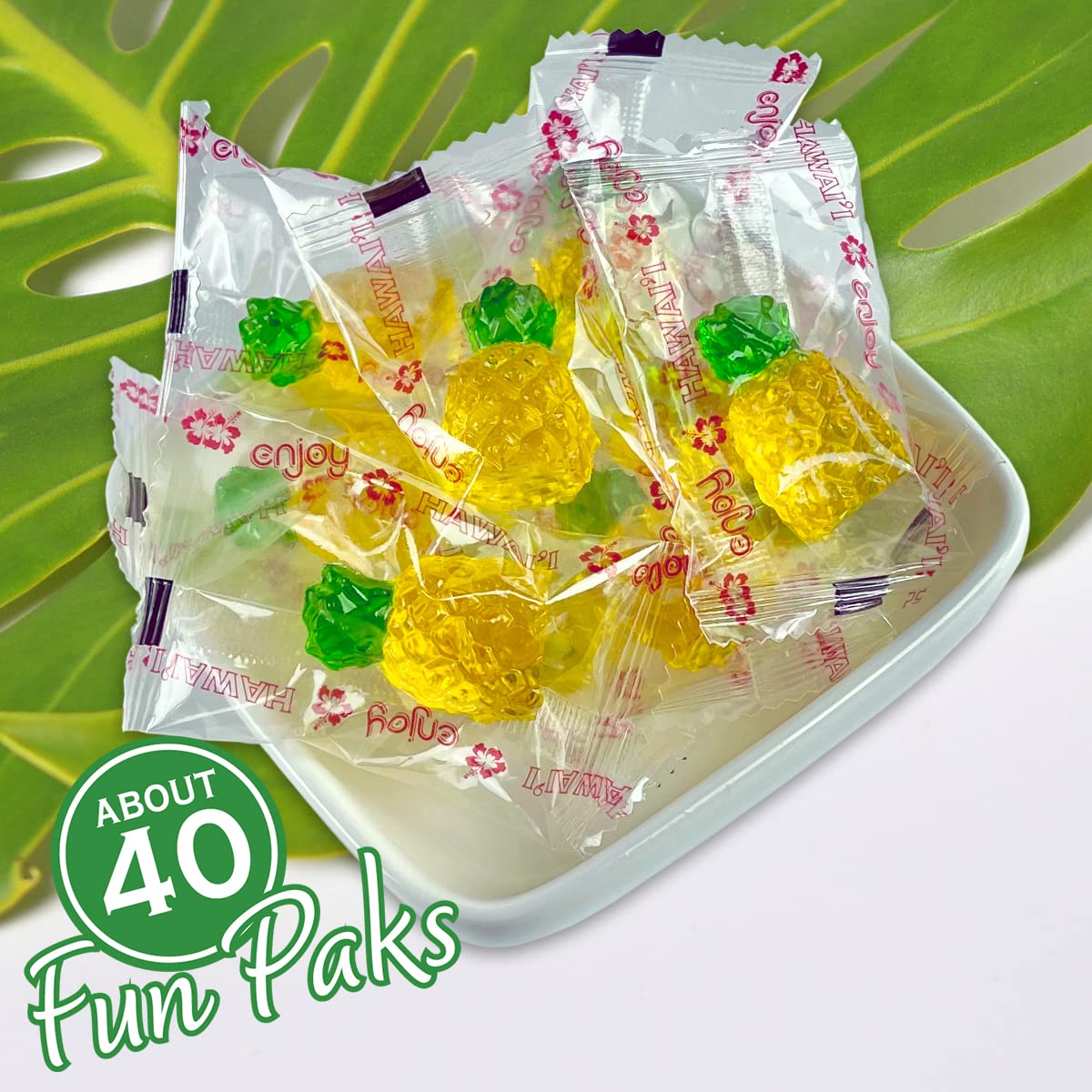 Amazon.com : Enjoy 3D Pineapple Gummy Fun Pack 11.3oz (Pack of 3